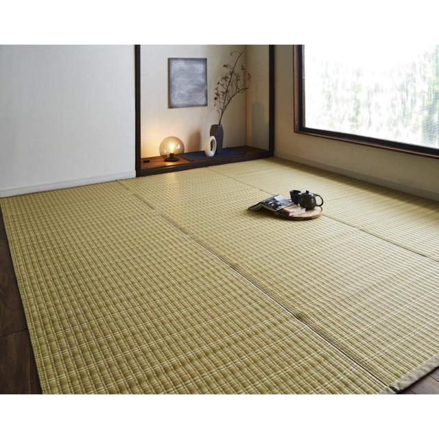 【i】【代引不可】イケヒコ 引っ敷き 引っ敷き バルカン 本間6畳 約286×382糎 ベージュ 日本製 洗える #2102316【北海道・沖縄・離島不可】