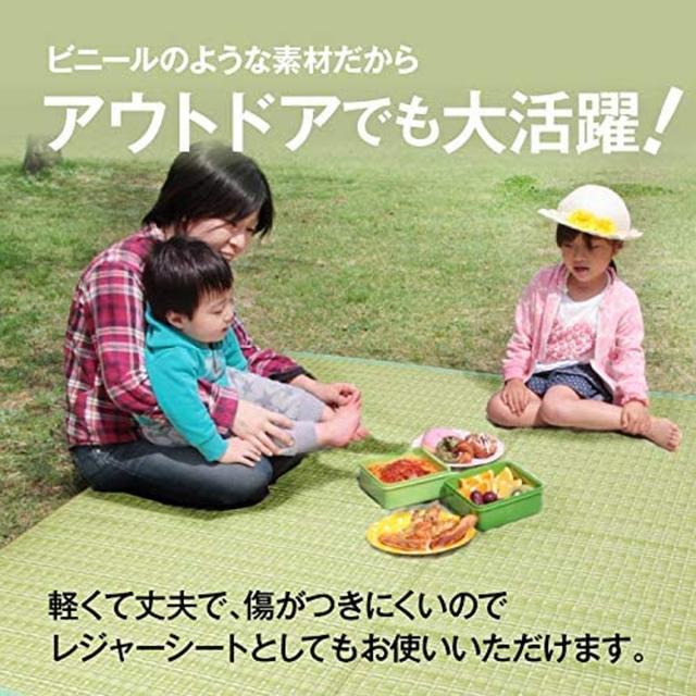 【i】【代引不可】イケヒコ ラグ カーペット バルカン 江戸間6畳 約261×352cm グリーン 日本製 洗える #2102206【北海道・沖縄・離島不可】_5