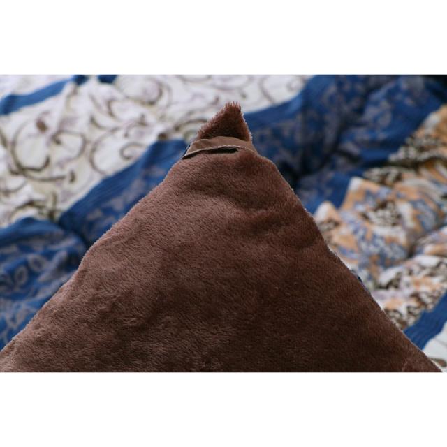 【I】【代引不可】イケヒコ・コーポレーション こたつ掛け布団ヴィオラ205×315cm ブルー　5975969 正方形【北海道・沖縄・離島不可】_3
