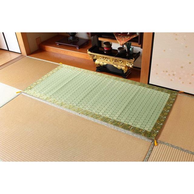 【I】【代引不可】御前ござ 仏前ござ い草 国産 掛川織 松川 約88×176cm【北海道・沖縄・離島不可】 い草ござ 和室 仏間 イ草 仏前