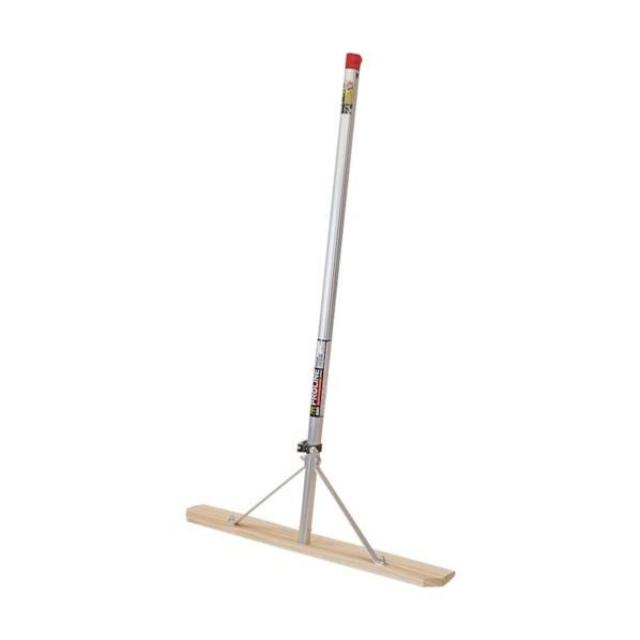 浅香工業 金象 PROLINE 伸縮式木製替板レーキ スクレーパー付 071541