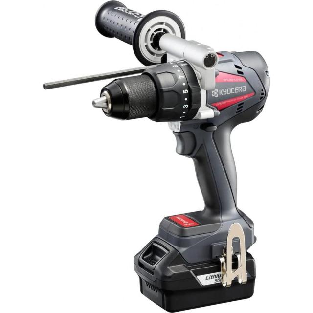 【在庫有・即納】【フルセット品】京セラ 旧リョービ 充電式 振動ドライバドリル DPD181L5　18V 5000mAh コンパクト ロック付キーレスチャック スピンドルロック機構