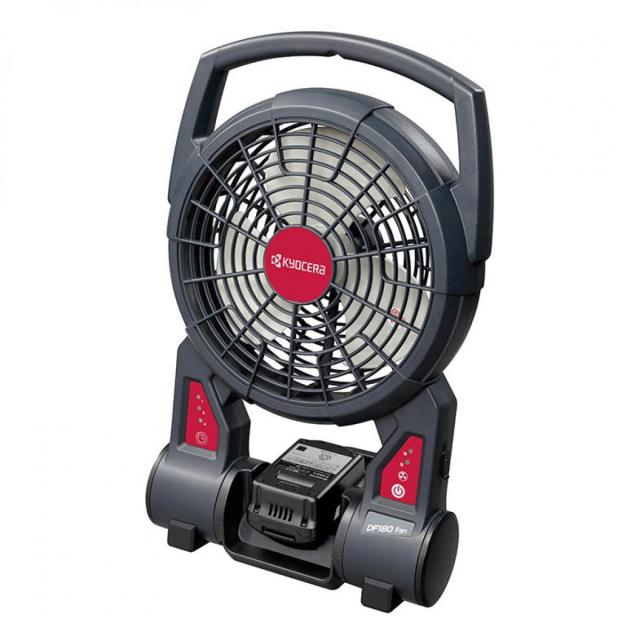 京セラ(Kyodera) 18V充電式ファン DF180 本体のみ　電池パック 充電器別売り プロ向け 送風機 サーキュレーター 旧リョービ 旧RYOBIの通販は 6,474円