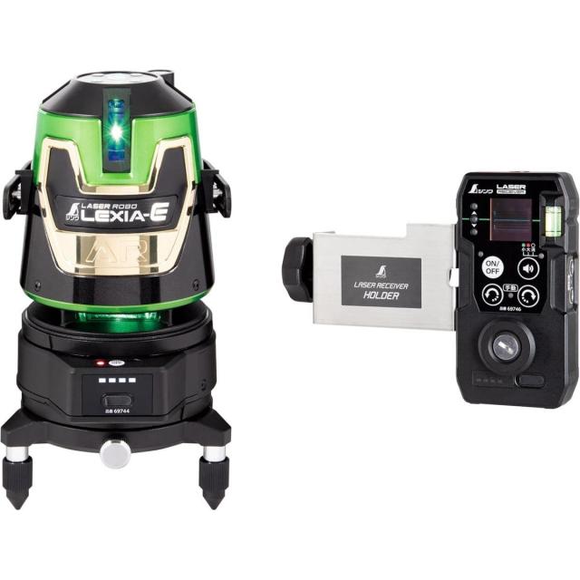 シンワ測定 レーザーロボ LEXIAーE51AR グリーン 自動追尾回転台受光器セット レーザー 測量 測量用品 測量機器 工事 工具の通販は