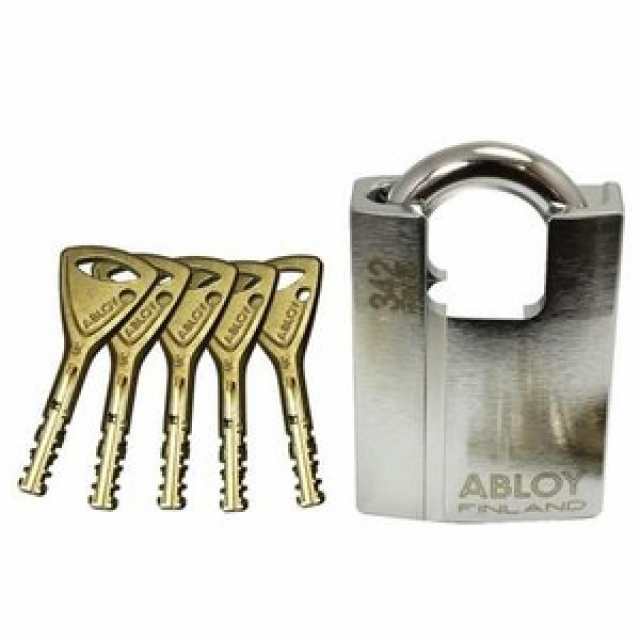 ハイロジック 072844 ABLOY PadLock PL342N 5本キー 00072844-001