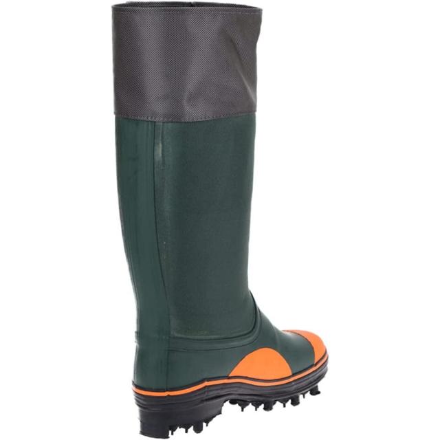 ミツウマ 岩礁80型NS ピンスパイク 長靴 濃グリーン 26.0cm 足首固定用