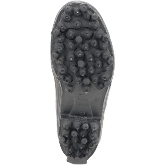 ミツウマ 岩礁80型NS ピンスパイク 長靴 濃グリーン 27.0cm　足首固定用バンド付 作業用 釣り 氷雪 204101