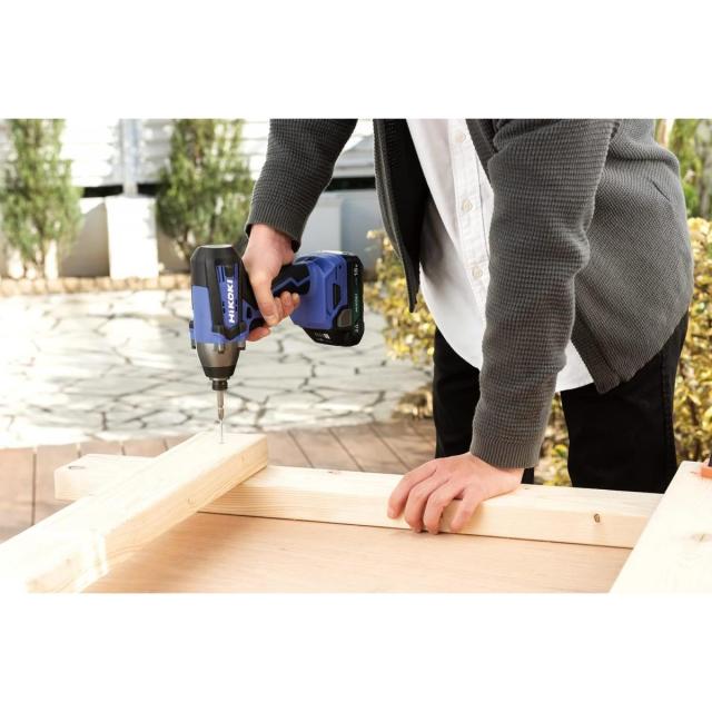 HiKOKI(ハイコーキ) 18V コードレス インパクトドライバ 高トルクタイプ 2.0Ah 蓄電池×2個 充電器 ケース付 FWH18DF(2BG)