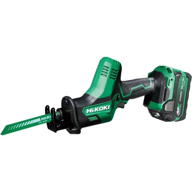 HiKOKI(ハイコーキ) 18V セーバーソー レシプロソー CR18DA バッテリー1個・充電器・ケース付き CR18DA(XPZ)
