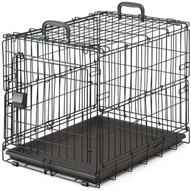 折りたたみケージ アイアンブラックカラー アイリスオーヤマ OKE-600R 犬 猫 ケージ ペットケージ おでかけ コンパクト収納