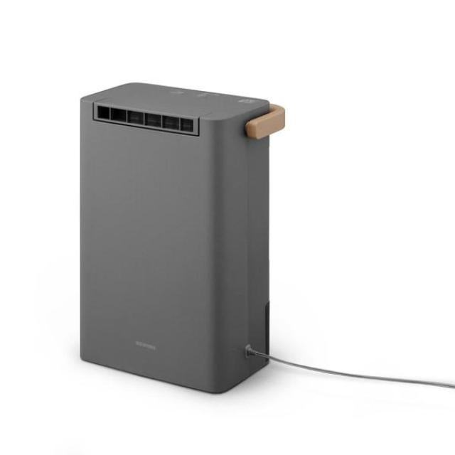 アイリスオーヤマ 衣類乾燥除湿機 IJD-P20-H グレー デシカント式 コンパクト 取手付き 上下ルーバー 除湿 梅雨 部屋干し