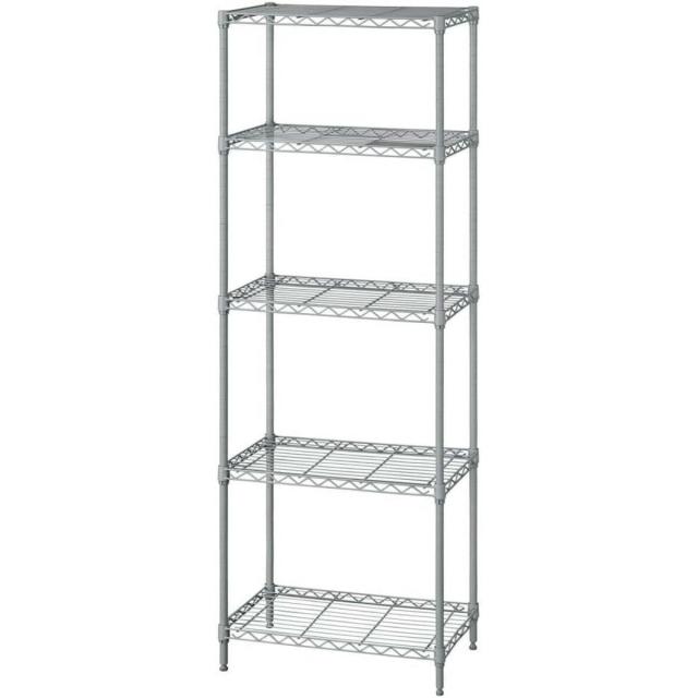 アイリスオーヤマ カラーメタルラック ハイタイプ ダークグレー CMM-55165 5段 メタルラック キッチン リビング ランドリー 収納 グレーの通販は 6,350円