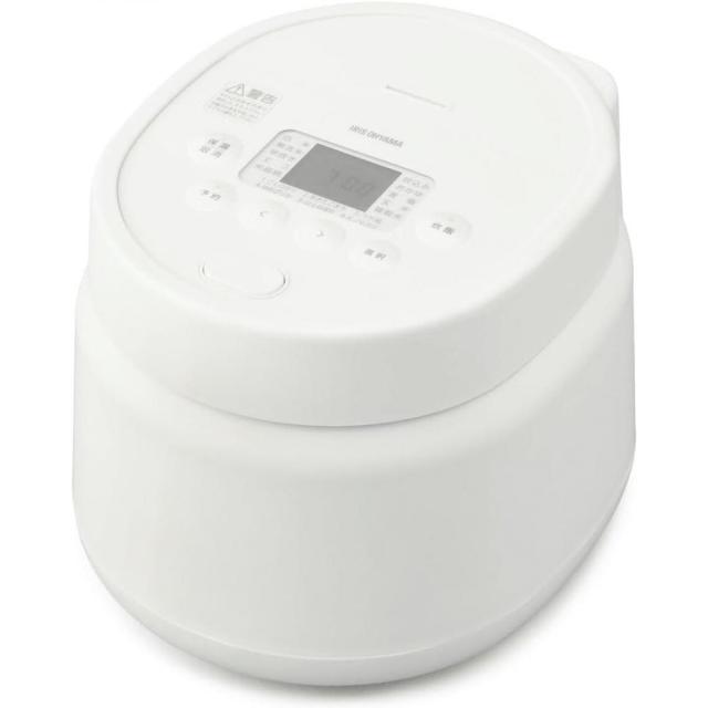 【在庫有・即納】 アイリスオーヤマ 炊飯器 3合 一人暮らし マイコン式 蒸気筒レスでお手入れ簡単(2点のみ) 50銘柄炊き分け エコモード ホワイト RC-MSA30-W