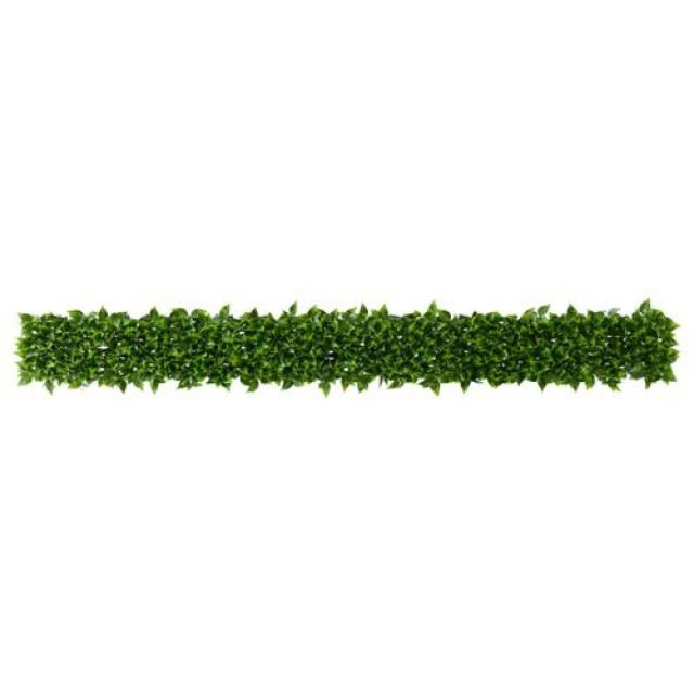 アイリスオーヤマ DECO GREEN 伸縮フェンス GF-180LG ライトグリーン 120×45cm〜30×255cm フェイクグリーン 目隠し 庭 ベランダ_3