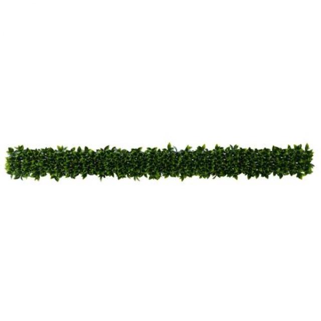 アイリスオーヤマ DECO GREEN 伸縮フェンス GF-180DG ダークグリーン 120×45cm〜30×255cm フェイクグリーン 目隠し 庭 ベランダ_2
