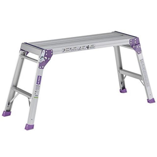 【2F】 【在庫有・即納】 洗車台 足場台 作業台 アルインコ(ALINCO) アルミ足場台2段 PXGV510FK 洗車 掃除 日曜大工 コンパクト 軽量の通販は 8,950円