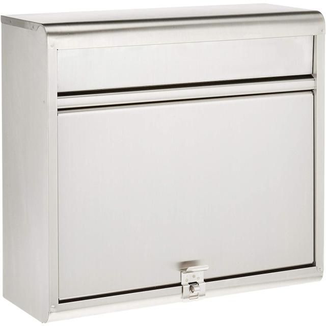 ポスト 郵便ポスト 置き配 郵便受け 新聞受け 郵便 メール便 新聞 朝刊 夕刊  薄型ステンレスポスト  PH-614 グリーンライフの通販は