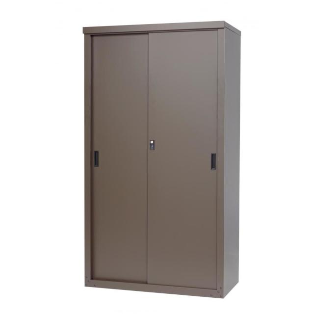 【I】【代引不可】 グリーンライフ(GREEN LIFE)  家庭用収納庫 幅89×奥行き47×高さ162cm HS-162 (AMBR)【沖縄・離島不可】