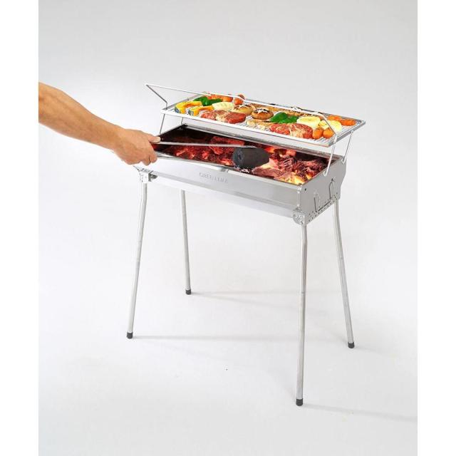 グリーンライフ（GREEN LIFE） 炭足しカンタンステンレス BBQコンロ GSB-600STTN バーベキュー