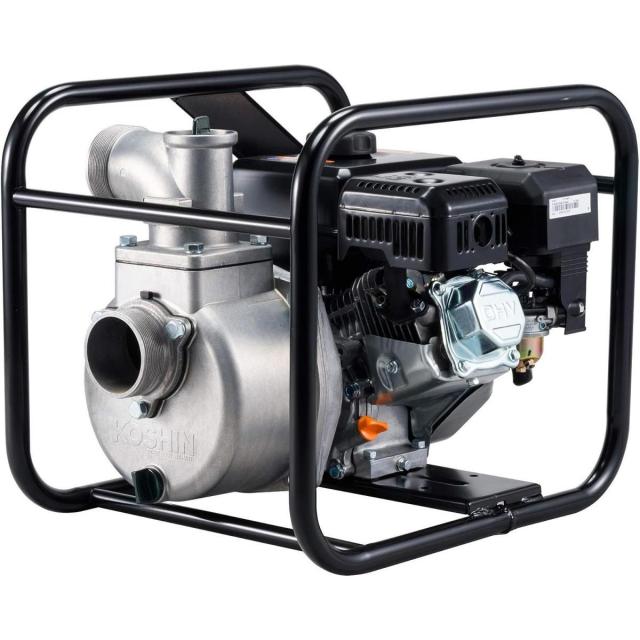 【在庫有・即納】工進 KOSHIN 4サイクル エンジンポンプ ハイデルスポンプ SEV-80X 80mm(3インチ) エンジン搭載