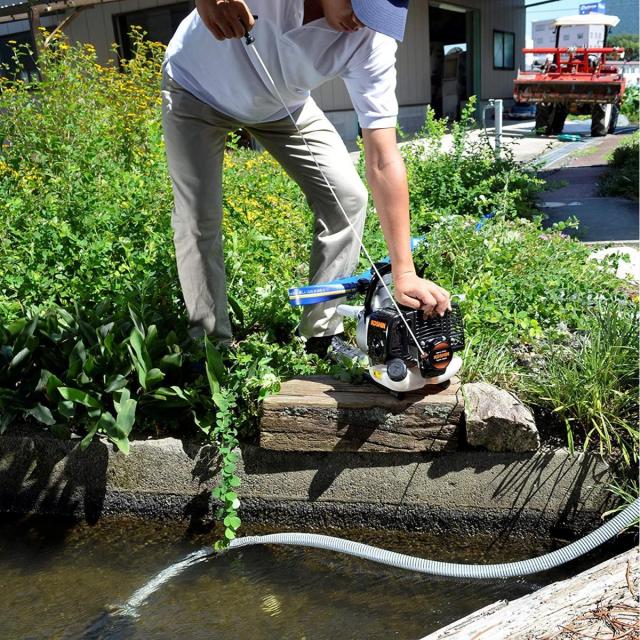 【在庫有・即納】 工進 ハイデルスポンプ 潅水 灌水 かん水 散水 水やり SEV25L 1インチ 田んぼ 水田 SEV-25L 2サイクルエンジン エンジンポンプ_3