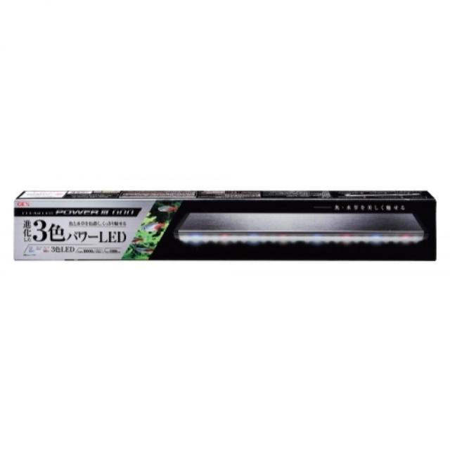 【在庫有・即納】ジェックス(GEX) クリアLED パワーIII 600 (幅60cm水槽用) 赤・青・白3色3色LED 　観賞魚飼育・水草育成用 ライトリフト付