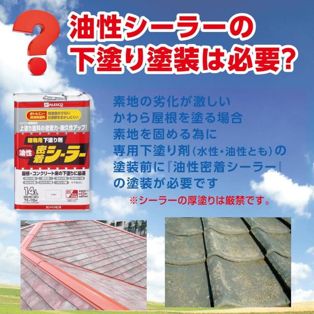 カンペハピオ 水性シリコン遮熱屋根用 シティーグレー 14kg 屋根用ペンキ 水性タイプ つやあり 屋外用ペンキ ペンキ 遮熱塗料 速乾性 塗料_5
