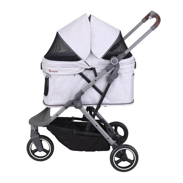 コムペット　ルルテイル　ラバーロックグレー　ペットカート compet ペットカート｜ルルテイル｜コムペット（compet）