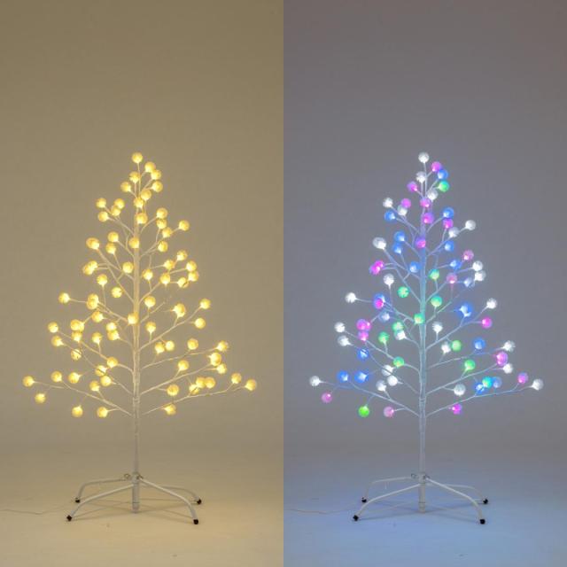 タカショー イルミネーション 彩プレミアム TOKKAツリー S LGT-T02SCM クリスマスツリー LED 120cm 低電力 点灯 パターン 屋内 屋外