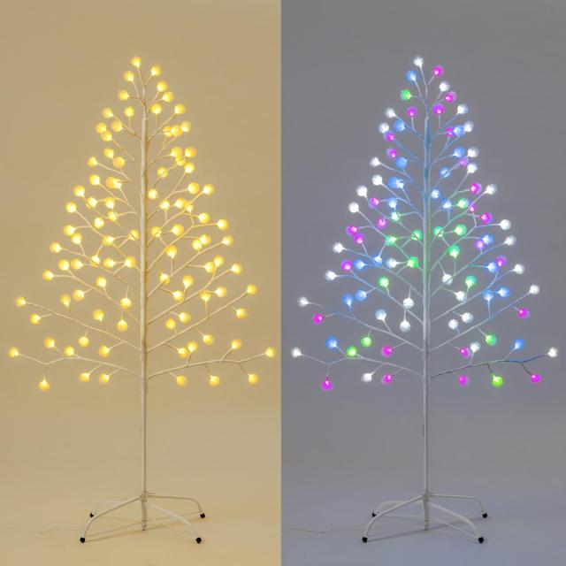 タカショー イルミネーション 彩プレミアム TOKKAツリー M LGT-T02MCM クリスマスツリー LED 150cm 低電力 点灯 パターン 屋内 屋外