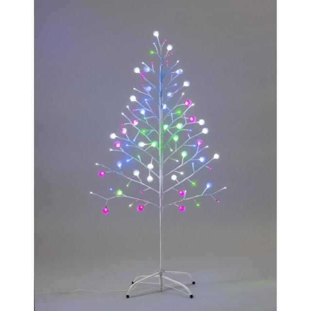 タカショー イルミネーション 彩プレミアム TOKKAツリー M LGT-T02MCM クリスマスツリー LED 150cm 低電力 点灯 パターン 屋内 屋外_3