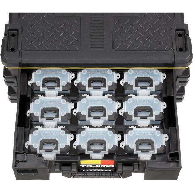 タジマ セフシステム セフ引出しボックス２段セット TB-HBOX2  最大積載量20kg(上/下段の最大積載量10kg)  セフ台車との連結も可能_3