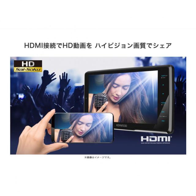 KENWOOD(ケンウッド) カーナビ フルセグ9V型フローティングモデル MDV