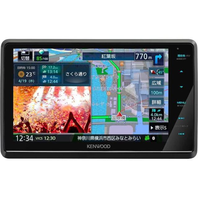 KENWOOD ケンウッド カーナビ 彩速 8V型 地上デジタル Bluetooth内蔵