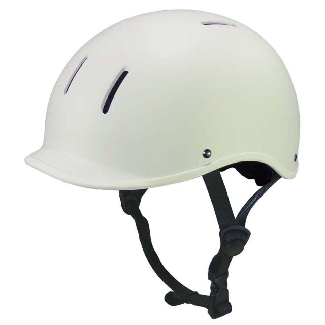 キャプテンスタッグ 自転車 ヘルメット Hirsch ヒルシュ L ツバ付き ハードシェル マットオフホワイト Y-6488 SG基準適合品 ダイヤルアジャスターの通販は 6,980円