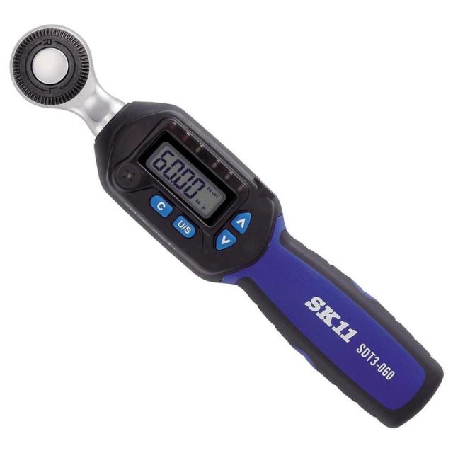 【在庫有・即納】SK11 デジタルトルクレンチ 差込角 9.5mm 3~60N・m SDT3-060【4977292240017】トルク トルクレンチ