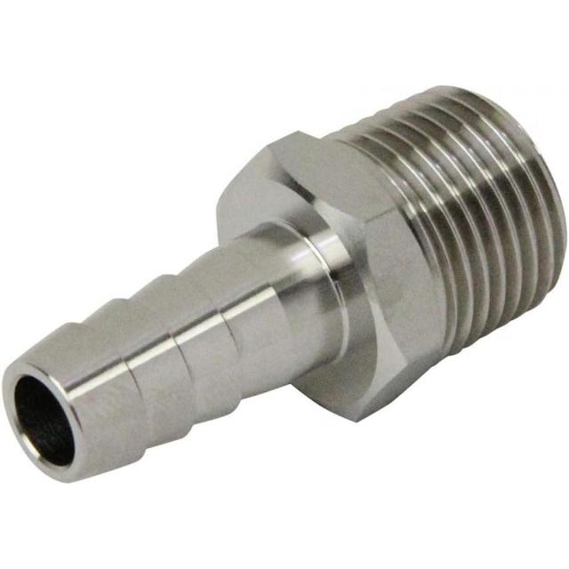 SK11(エスケー11) ステンレスホースニップル タケノコ外径 13mm ネジ R1/2 H13×4M VHN-0413
