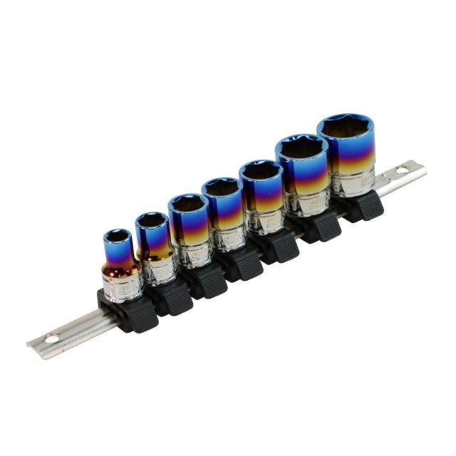 E-Value ソケットセット SHS307M-P 差込角：9.5mm(3/8インチ) 六角ボルト・ナット締め付け・緩め