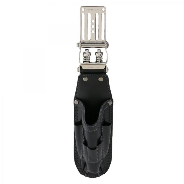 SHOX ツールケース 2段差し SHX-1 牛本革製 ツールホルダー 工具差し 工具収納