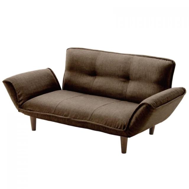 【I】セルタン カウチソファ 2人掛け KAN タスクブラウン 日本製 リクライニング 座面ポケットコイル ソファ CELLUTANEA A01p-582BR【受注生産品】の通販は