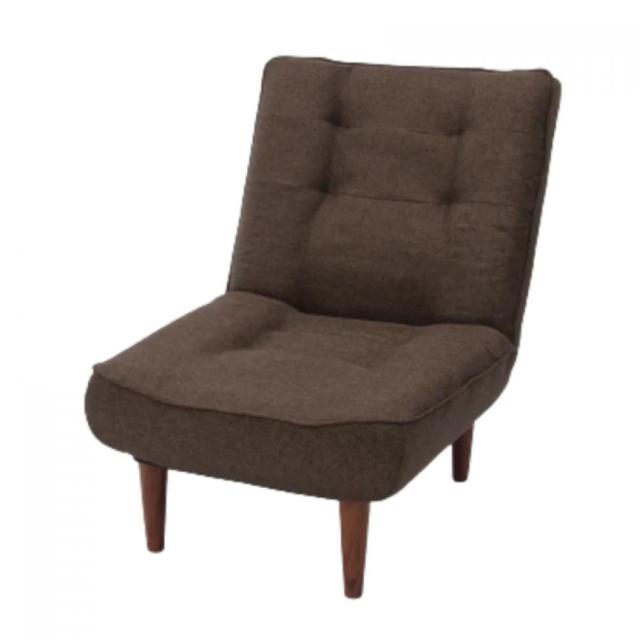 【I】 セルタン ハイバックソファ 1人掛け LULU タスクブラウン ソファ 1人 リクライニング 座面ポケットコイル A327p-582BR 【受注生産品】