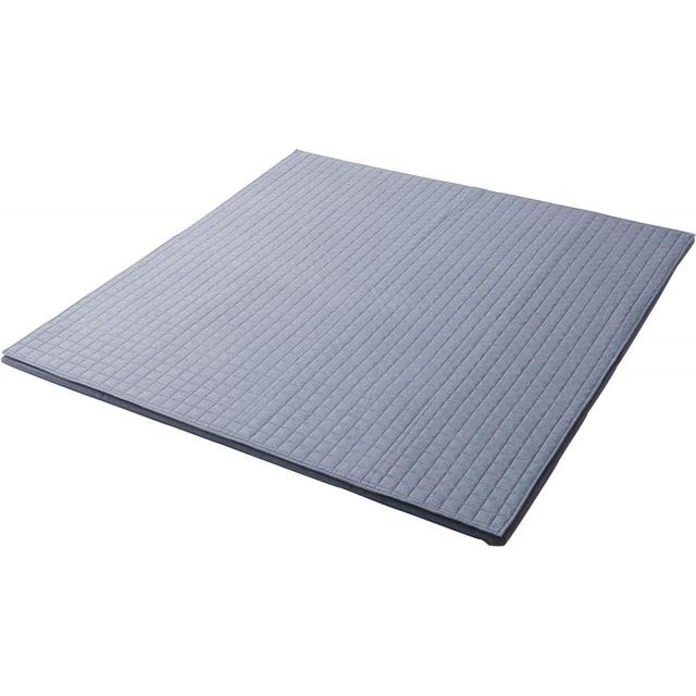 【I】セルタン(CELLUTANE) ラグマット ZONIA Mサイズ 191×191cm インディゴブルー　プレイマット 厚手 クッションマット  【受注生産品】