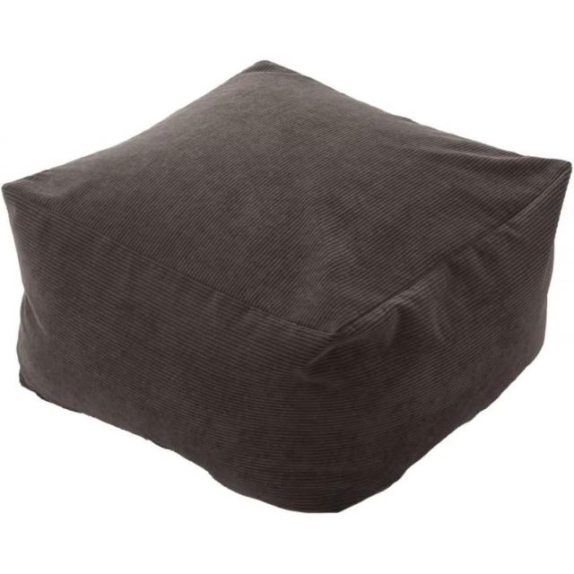 【I】セルタン(CELLUTANE) ビーズクッション QUBE XLサイズ ヴィンテージスタイル コーデュロイグレー  【受注生産品】の通販は 13,500円