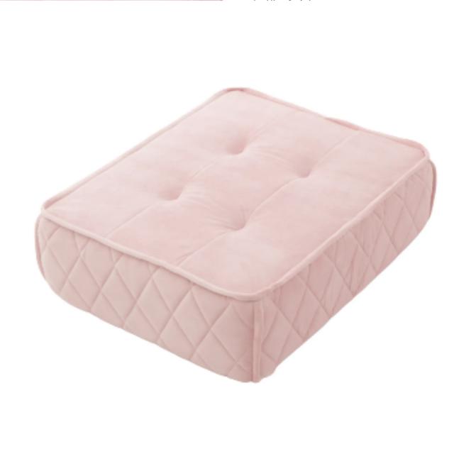 【I】 セルタン フロアクッション 単品 ピンク ダイヤモンドキルト クッション ポケットコイル 新生活 一人暮らし【受注生産品】