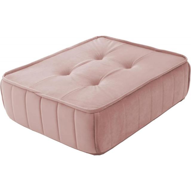 【I】セルタン フロアクッション 単品 ベロア生地 日本製 スモーキーピンク A1149a-b-721PIK クッション 座布団 フロアクッション 【受注生産品】の通販は 12,980円