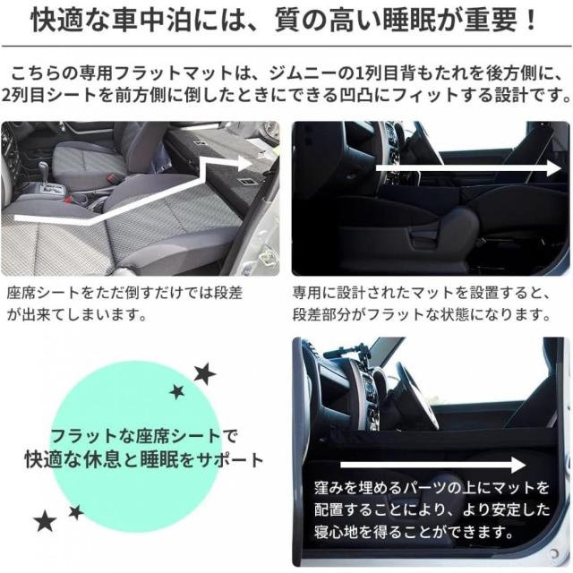 I】【代引不可】セルタン 車中泊 マットレス ジムニー 全席用 日本製