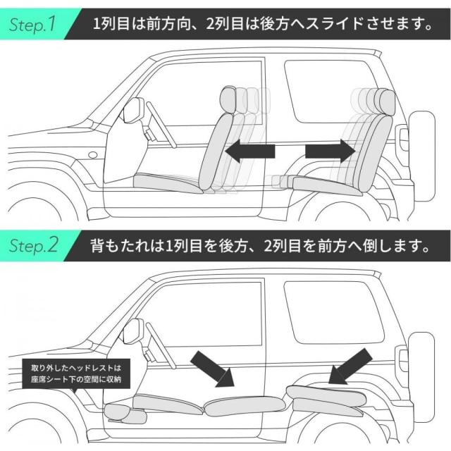 【I】【代引不可】セルタン 車中泊 マットレス ジムニー 全席用 日本製 フラット ジムニー用 SUZUKI キャンプ アウトドア マット_4