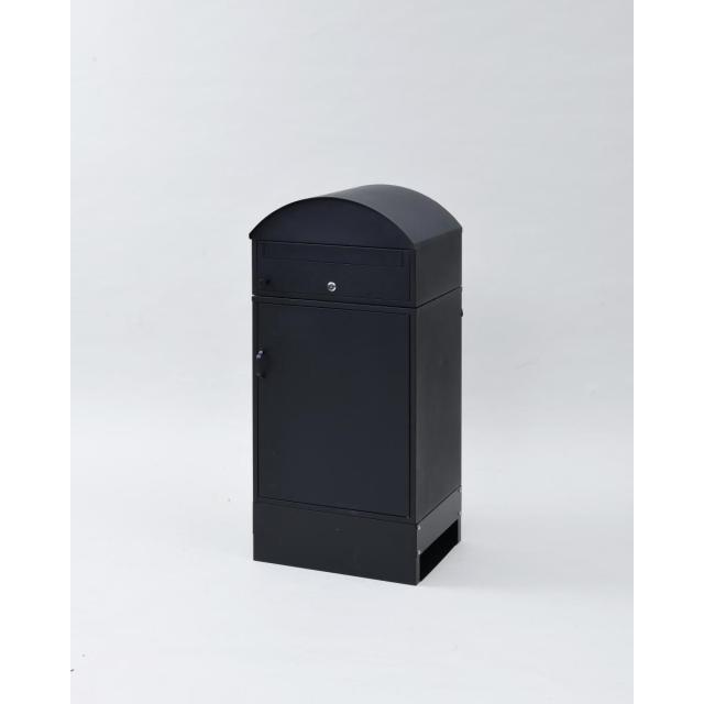 YAMAZEN 山善 ポスト一体型 宅配ボックス TB-R ブラック 置き配 宅配ポスト 宅配BOX 大容量 郵便ポストの通販は
