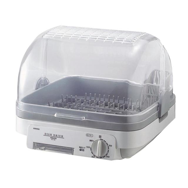 【在庫有・即納】[山善] 食器乾燥器 (5人分) 120分 タイマー付き ライトグレー (自然対流式) (抗菌/防カビ) YD-180(LH)