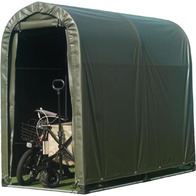 在庫有・即納】南榮工業 サイクルハウス 2台用 ARMY 日本製 自転車用物置